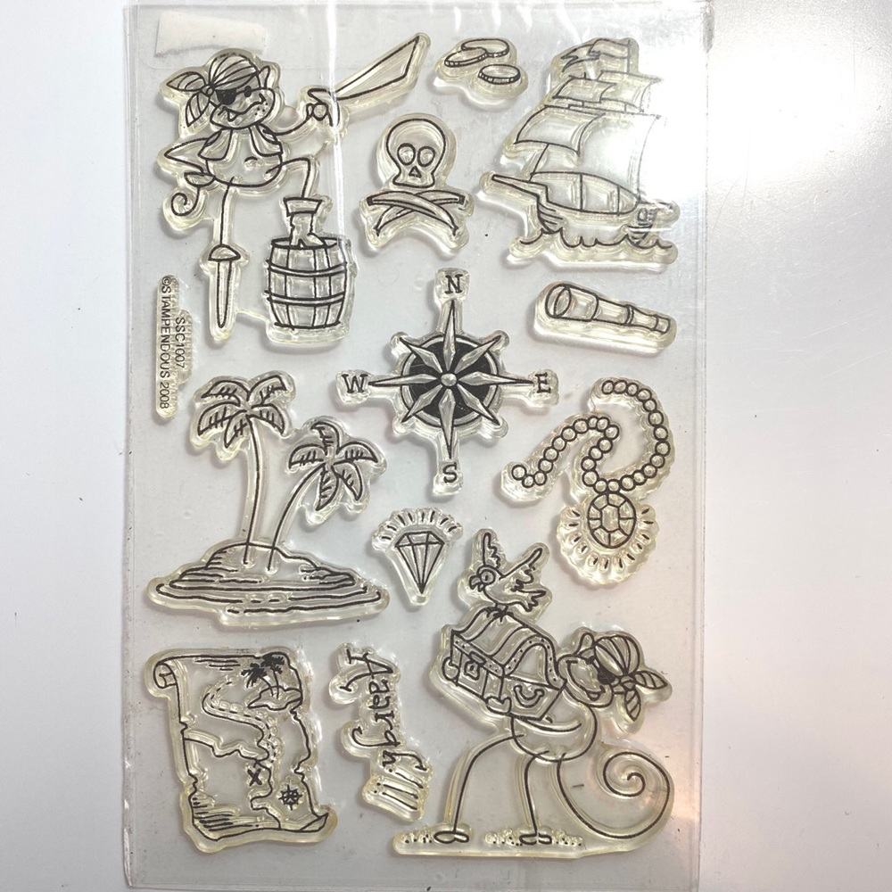 Stampendous Clear Stamp Set - Changito Pirates